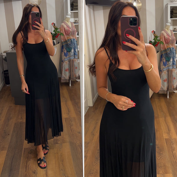 dress cecile - NERO