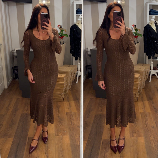 dress lisa - CHOCO