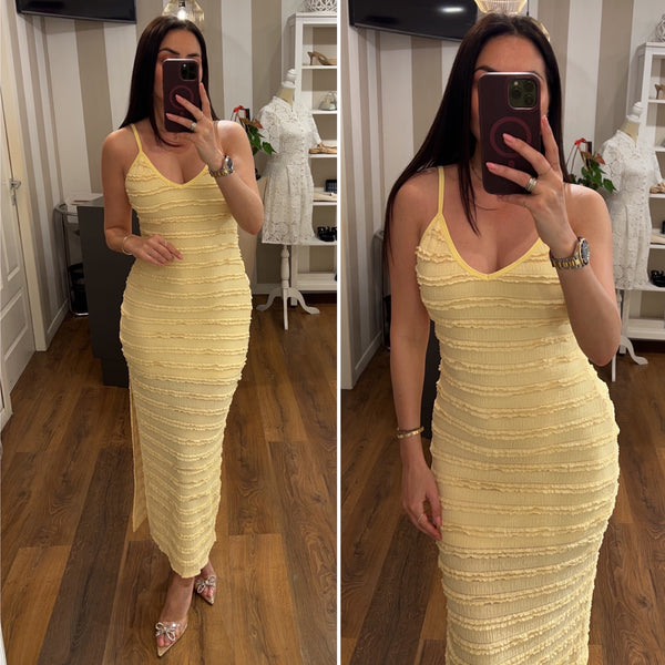 dress pauline - GIALLO