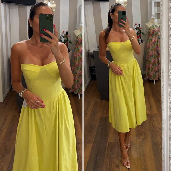 dress capri - GIALLO