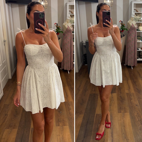dress monique - BIANCO