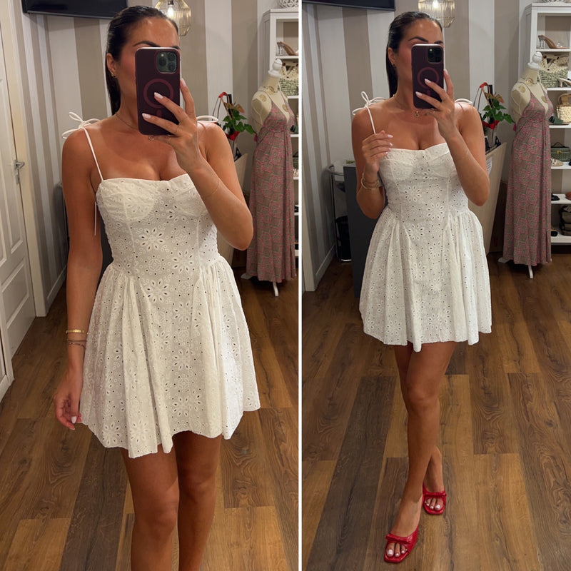 dress monique - BIANCO