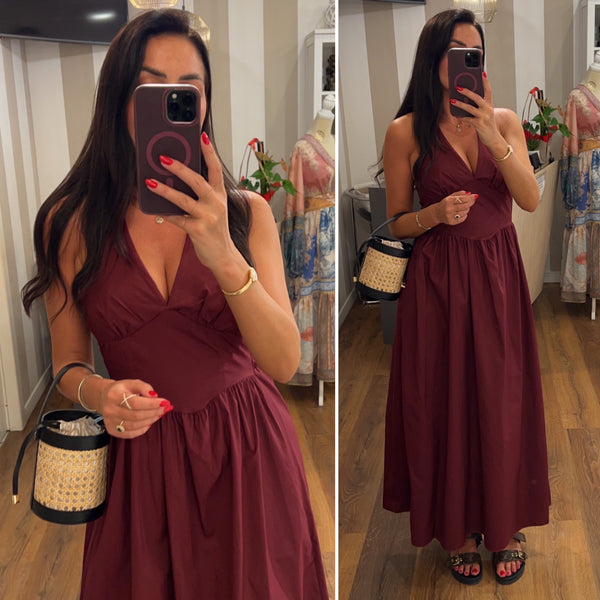 dress bea - BORDO