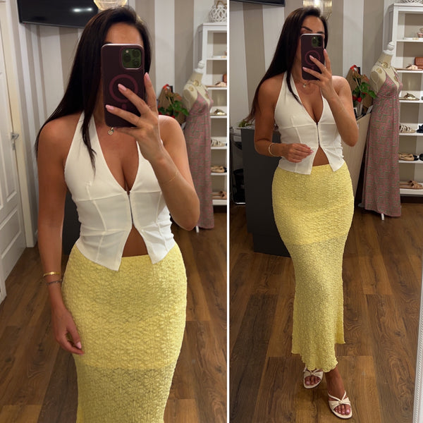 dress claire - GIALLO