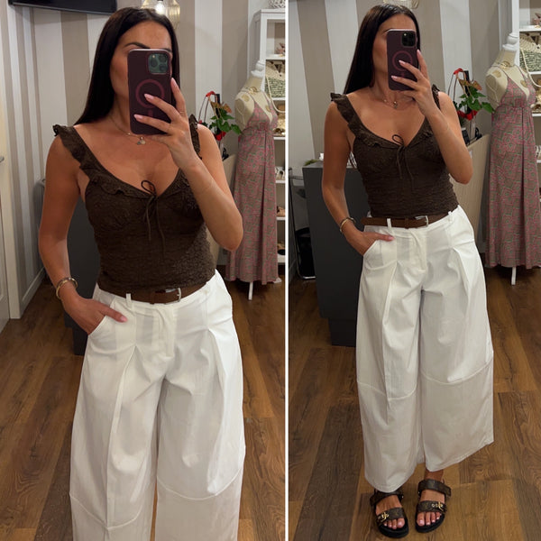 pantalone eleonor - BIANCO