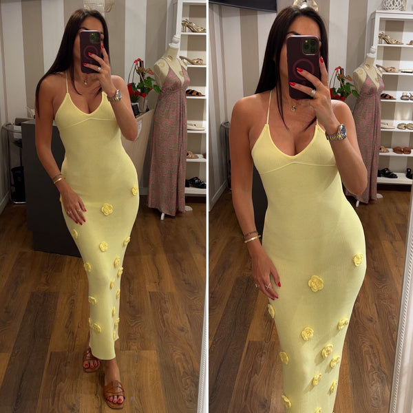 dress rosalia - GIALLO