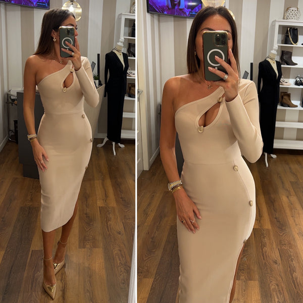 DRESS PAMPLONA - BEIGE