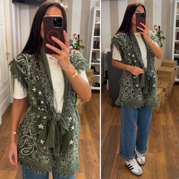 gilet texas - VERDE