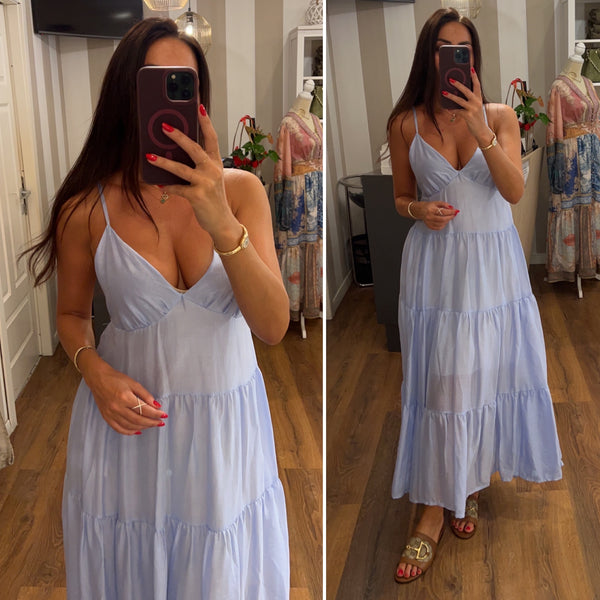 dress aria - celeste