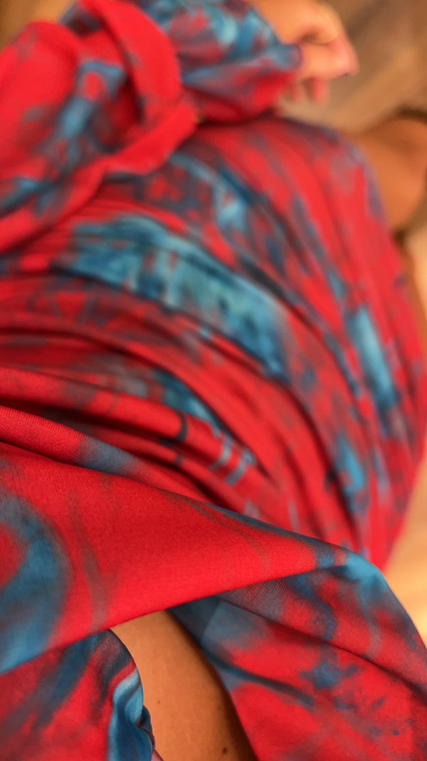 dress alis - ROSSO