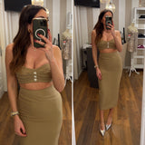 dress heart - CAMEL