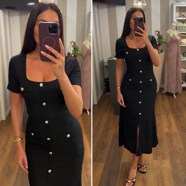 dress carmen - NERO