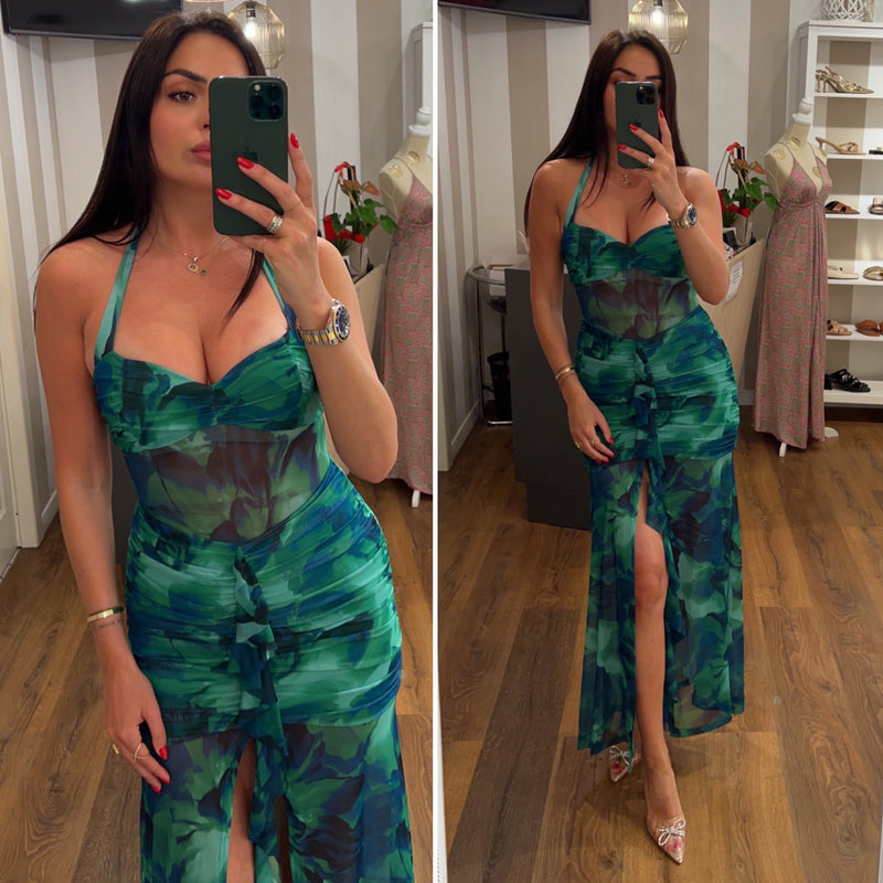 dress ginevra - VERDE