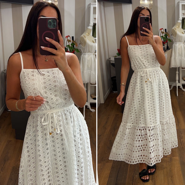dress amanda - BIANCO