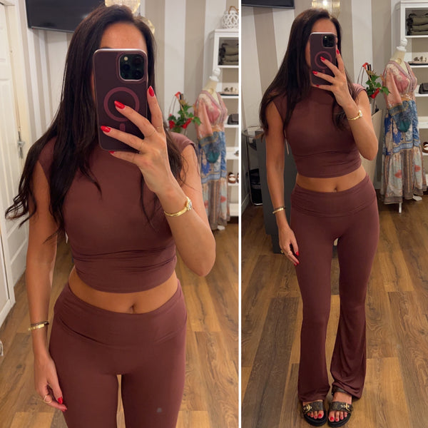 pantalone kim - mattone