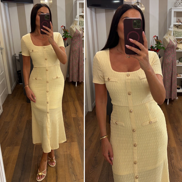 dress carmen - GIALLO