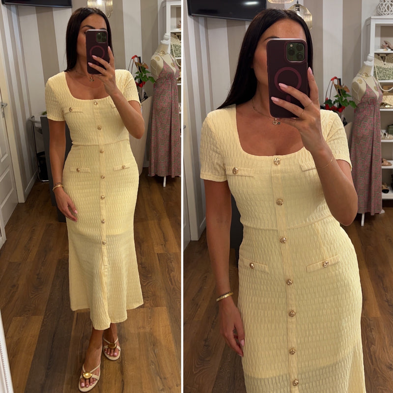 dress carmen - GIALLO