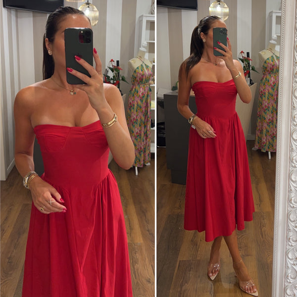 dress capri - ROSSO