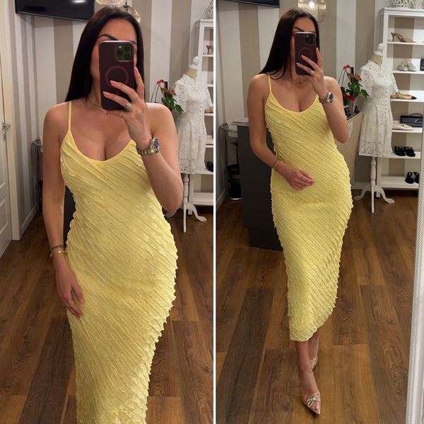dress dominique - GIALLO