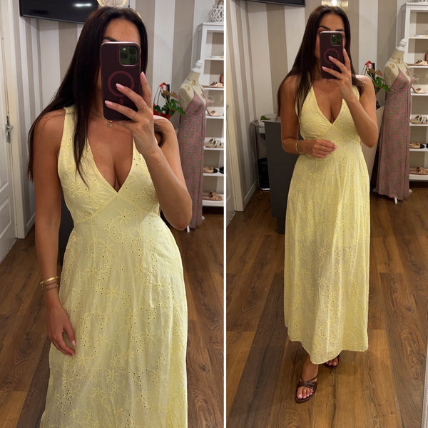 dress sangallo - GIALLO