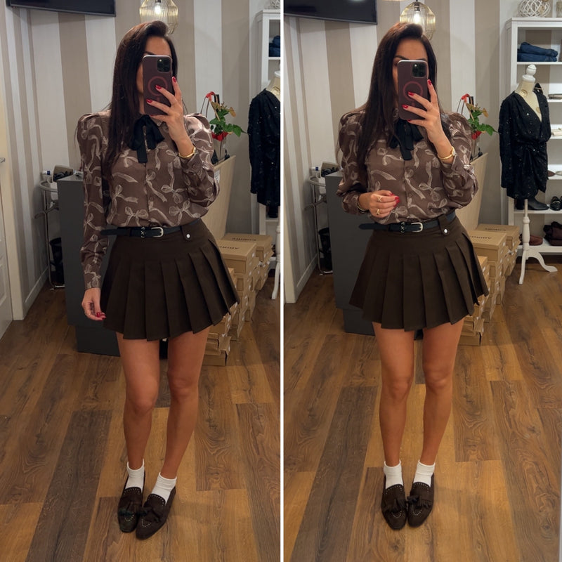 blusa paloma - CHOCO