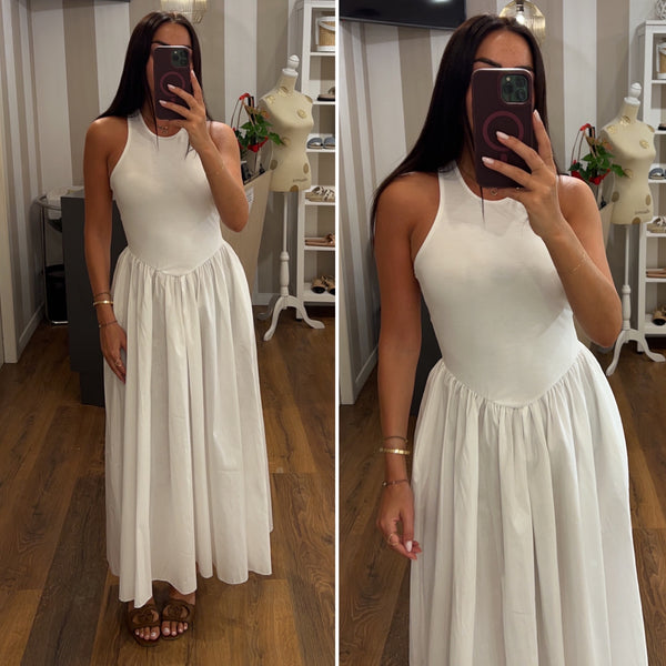 dress cassy - BIANCO
