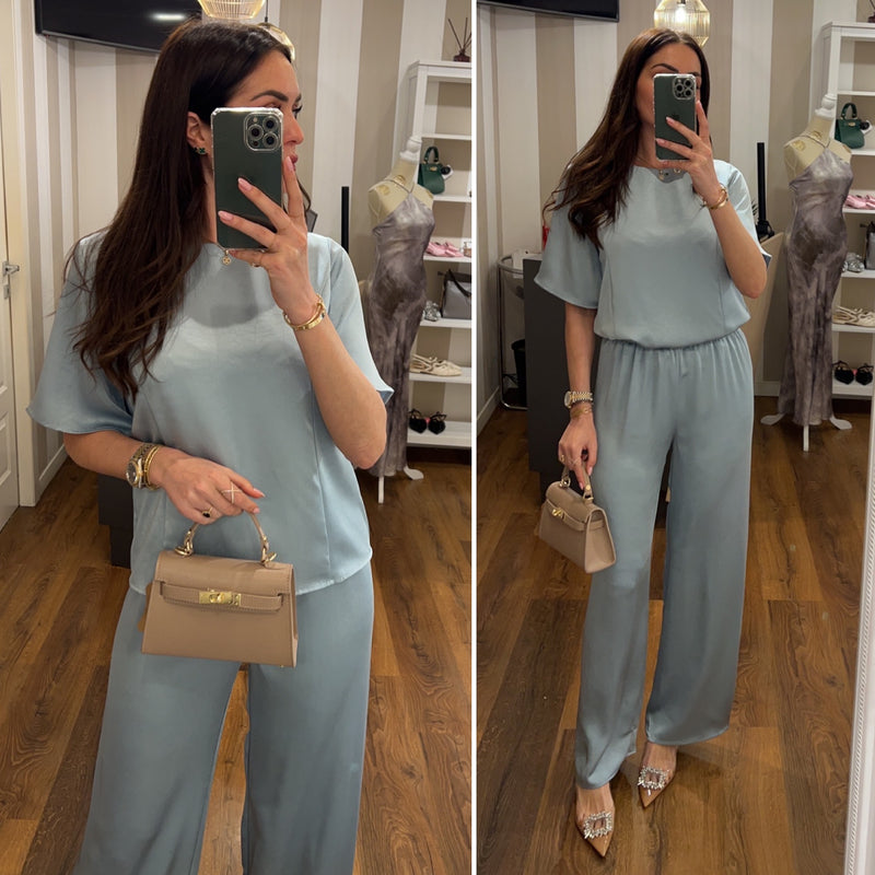 pantalone soleil - CELESTE