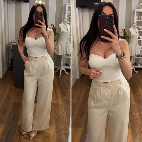 pantalone palazzo silk - CIPRIA