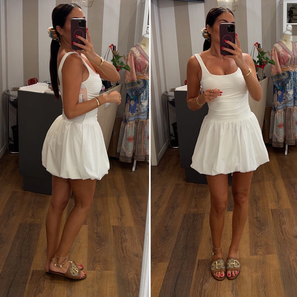 dress ballerina - BIANCO