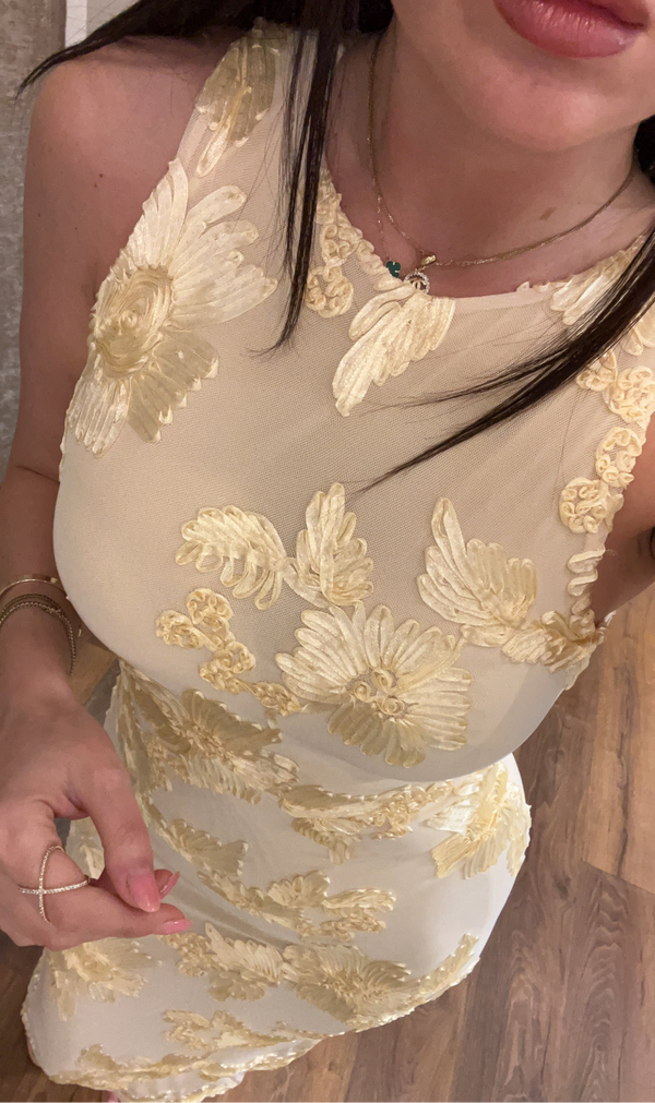 dress iris - CREMA