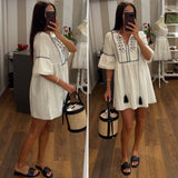 dress creta - BIANCO