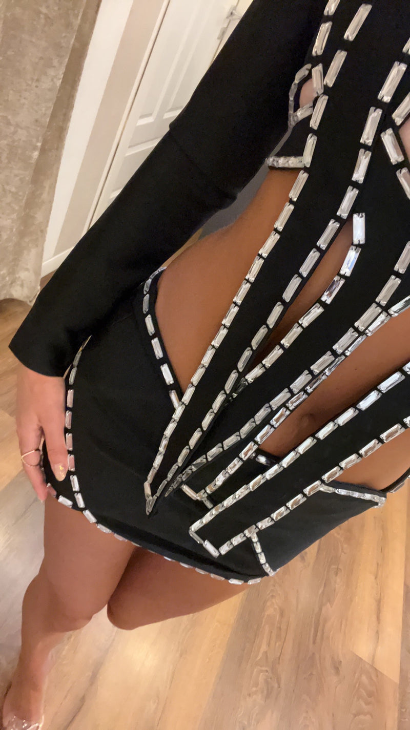 dress elettra - NERO
