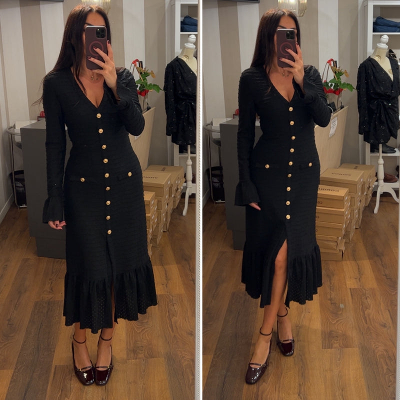 dress delisa - NERO