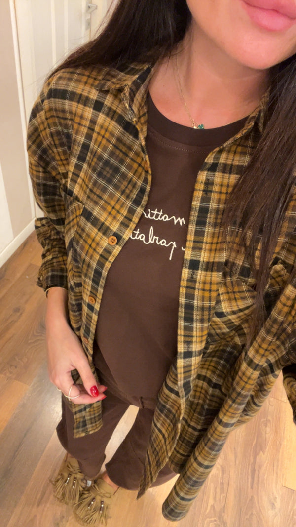 camicia pumpkin - CAMEL