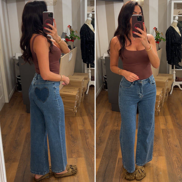 denim hearts - DENIM BLU