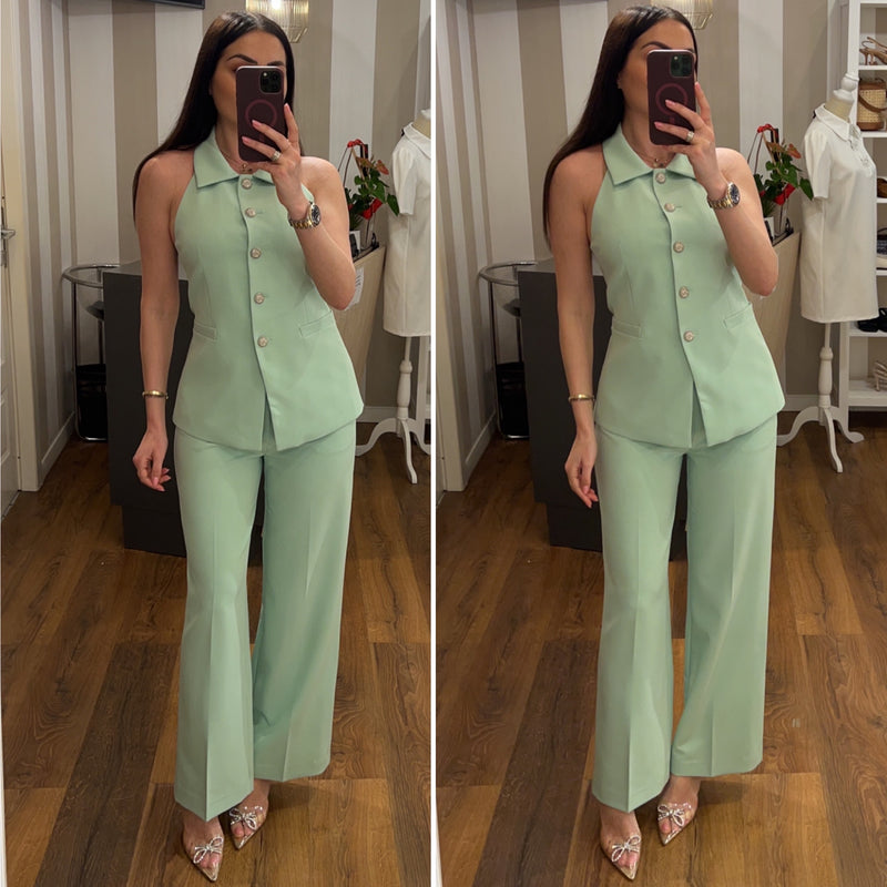 pantalone tina - VERDE
