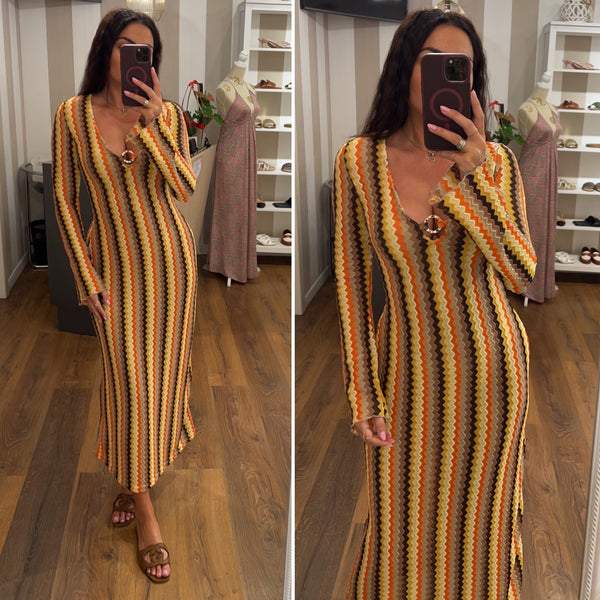dress marbel - TAUPE