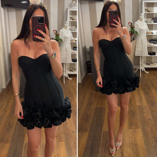 dress roses - NERO