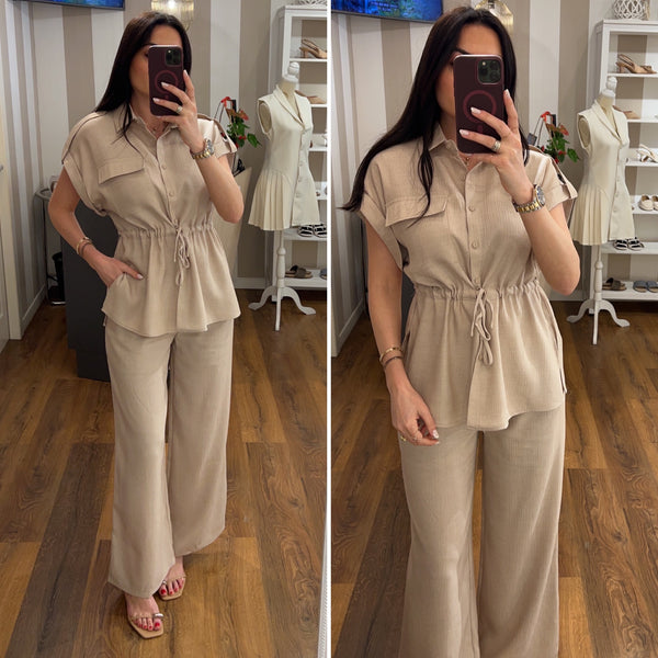 pantalone elie - TAUPE