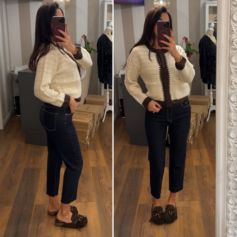 denim mom - DENIM BLU