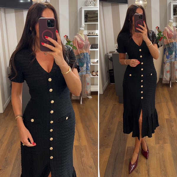 dress kamelia - NERO