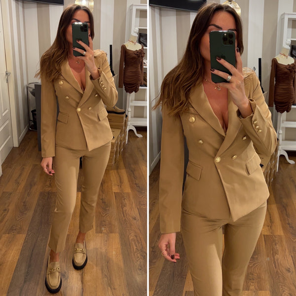 PANTALONE ATTENTIF - CAMEL