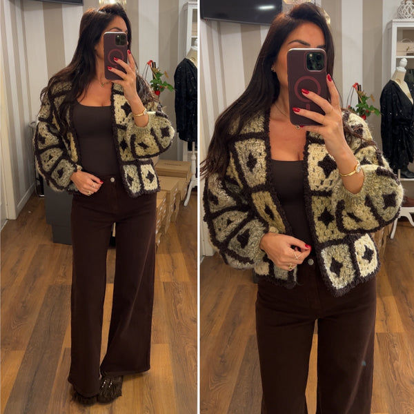 denim wide leg - CAFFE