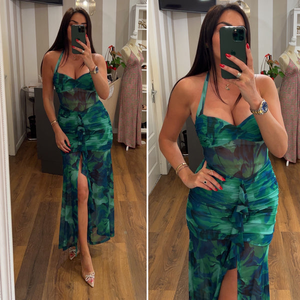 dress ginevra - VERDE