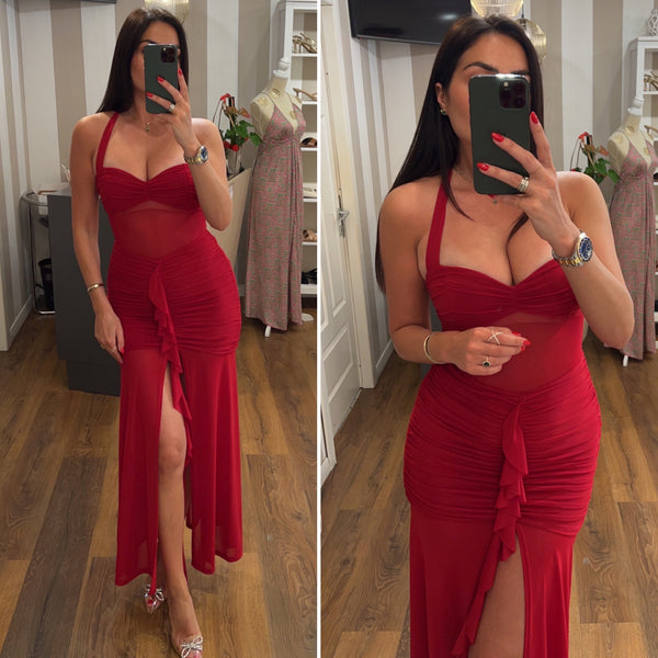 dress ginevra - ROSSO