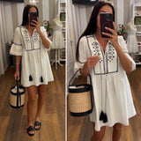 dress creta - BIANCO