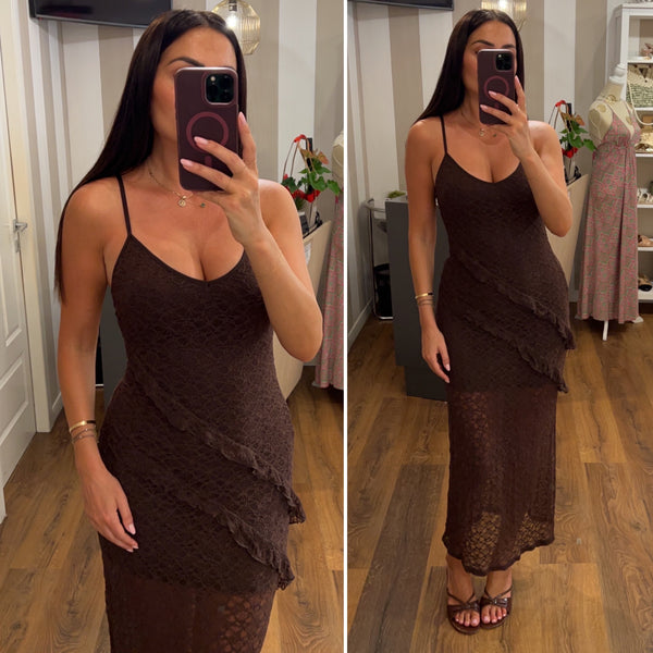 dress ary - MARRONE