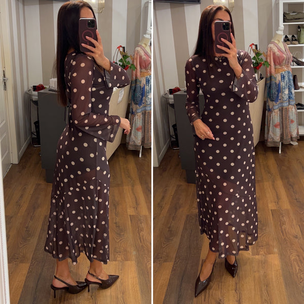 dress venice pois - CHOCO