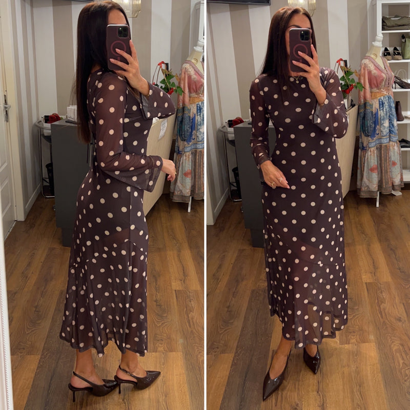 dress venice pois - CHOCO