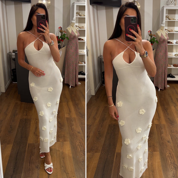 dress rosalia - BIANCO